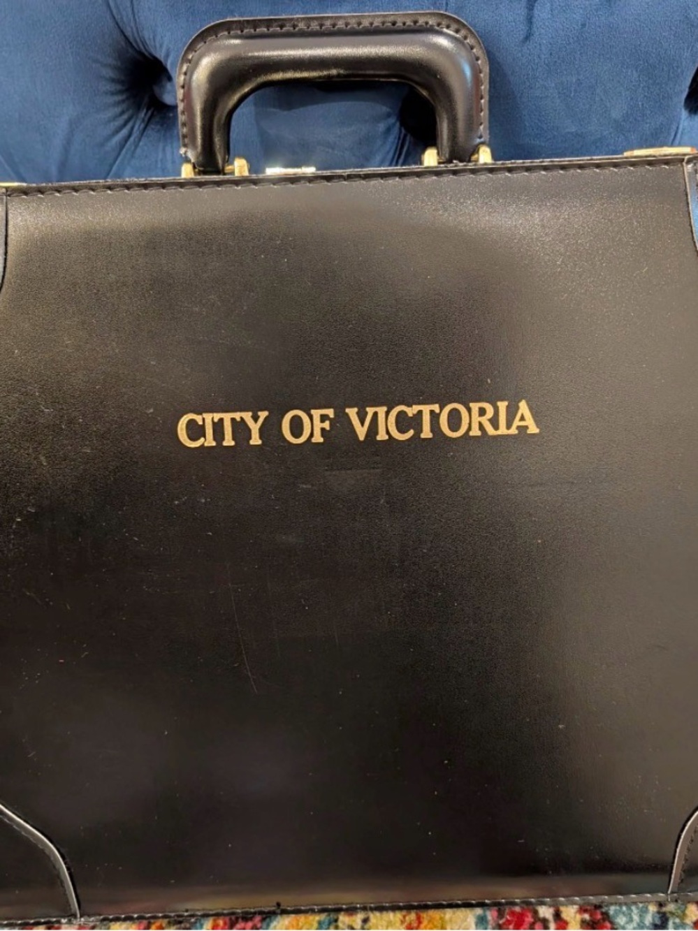 Black Leather Briefcase - Classic Structured Carry